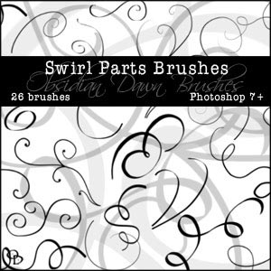 Swirls Photoshop Brushes From Stephanie