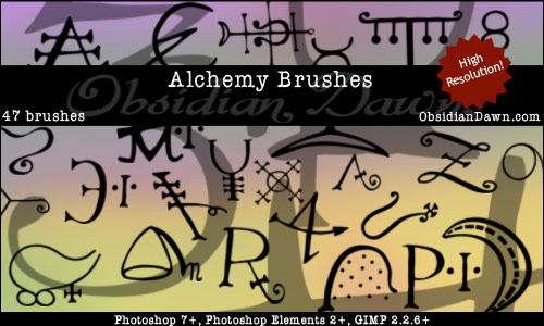 Alchemy Vectors Photoshop Brushes