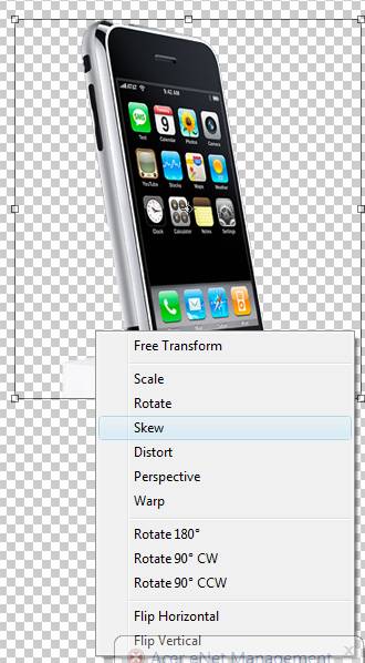 Working With The Free Transform Menu - Photoshop Tip