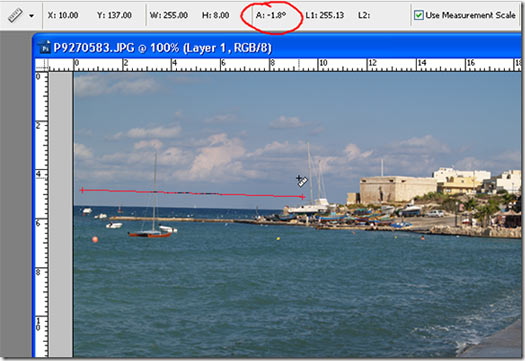 How To Straighten A Photo In Photoshop - Tutorial