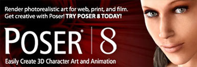 Poser 8 — Top 3D Character Solution For Hobbyists, Artists And Graphic Professionals