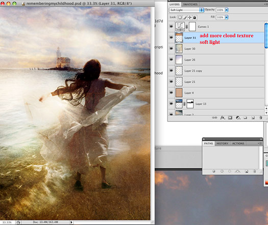 Using Colors And Textures And Layers In Photoshop - Photoshop Tutorial From Claudia McKinney