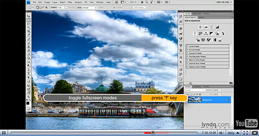 Photoshop Video Tutorial - Naviagtion Tools, Tips And Tricks
