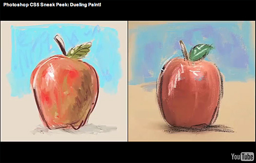 Photoshop CS5 Sneak Peek — Painting With "From Scratch" Tool And Photo Interpretation Tool