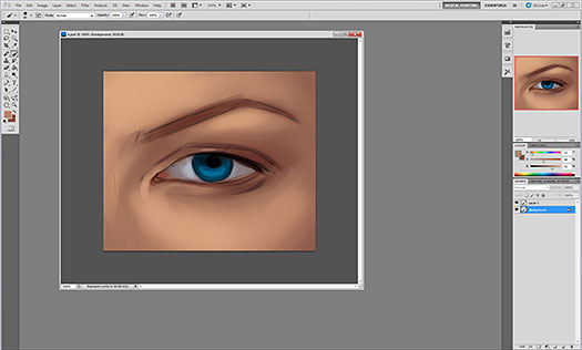 How To Paint Realistic Eyes In Photoshop CS5