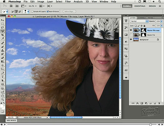 Photoshop CS5 Cutout Video Tutorial - Russell Brown