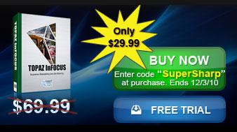 InFocus - Photoshop Plugin - Simple Sharpening And Deblurring Solution - Discount Coupon - $40 Off