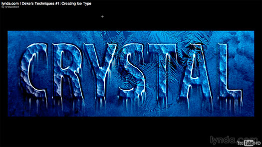 lick here to watch the free video tutorial, Creating Ice Text, in a neaDeke's Techniques - Creating Ice Text - Free Photoshop CS5 Hi-Def Video Tutorialw window