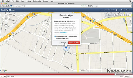 How To Use The Free Find My iPhone (And iPod Touch And iPad) Feature — Free Video Tutorial From lynda.com
