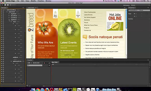 Adobe Edge Preview - Animation Tool Video Preview