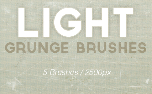 Free Light Grunge Photoshop Brushes