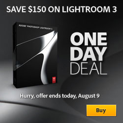 Photoshop Lightroom 3 Special Discount Deal Only $149 - Adobe One Day Deal