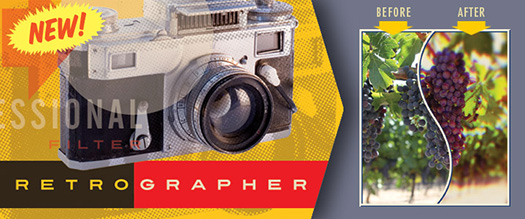 Mister Retro Releases Retrographer - Vintage Effects Plugin For Photoshop