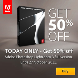 Get 50% Off Photoshop Lightroom In Adobe European Stores - Thursday, October 27 - One Day Only - Pay Only 149