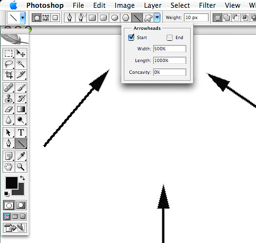How To Create Quick Arrows In Photoshop