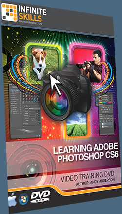 Learning Adobe Photoshop CS6 Tutorial DVD - Video Training - 16 Sample