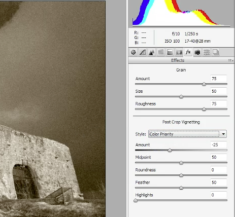 How To Create An Antique Photo Effect In Camera Raw - Video and Step-by-step Tutorial
