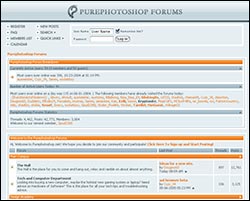 PurePhotoshop Forums - Photoshop forum