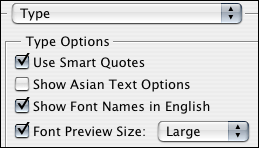 Working With Type In Photoshop CS2 - Some Photoshop Font Preview Tips