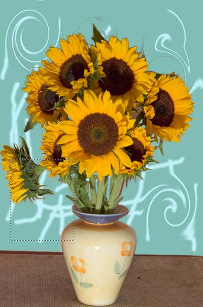 Van Gogh Effect - Van Gogh's Sunflowers Photoshop Effect