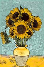 Van Gogh Effect - Van Gogh's Sunflowers
